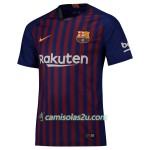 Camisolas de Futebol FC Barcelona Equipamento Principal 2018/19 Manga Curta